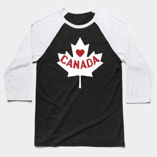 Love Canada Baseball T-Shirt